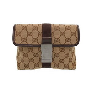 GUCCI GG Canvas Waist Belt Bum Crossbody Pouch